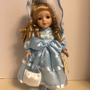 Porcelain Doll (Collectors Item) Baby Blue